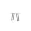 Daimarely 40cm Glass Top Console Table