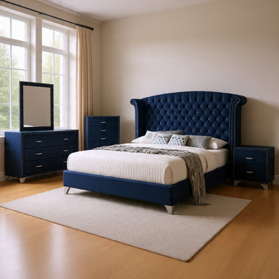 Ensemble de chambre à coucher 5 pièces Giya