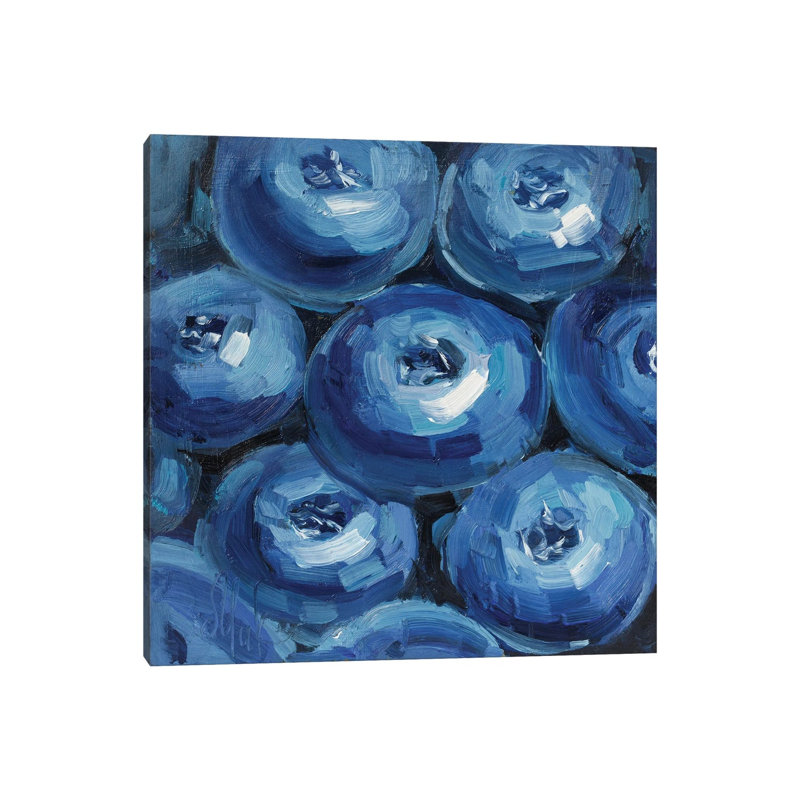 Bleuet - reproduction d'art mural - toile tendue, 48" x 48", Gallery Wrapped Canvas, Sans cadre