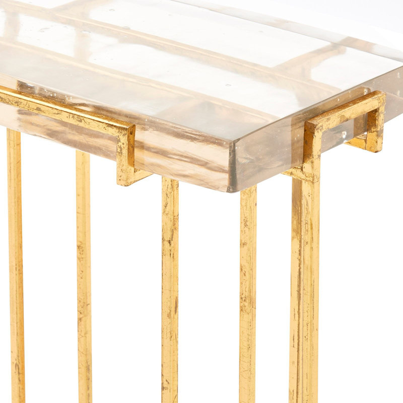 Prism Glass End Table