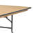 Marcott Rectangular Wood Folding Table with Metal Edges and Corner Guards-12526582