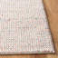 Tapis ivoire en laine tissé à la main-1719557674