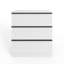 Shanquil 60 W Ripple Ridged 3 Drawer Chest Of Drawers-253229106