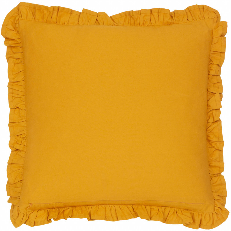 Kemble Floral Square Throw Cushion, Purple/Yellow Floral 