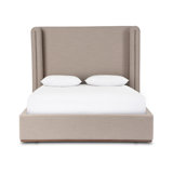 OCTAVIA Upholstered Queen Wingback Bed