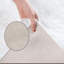 Tapis blanc à poils longs moderne fabriqué à la main-1113069661
