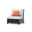 Chaises d'extérieur sans accoudoirs 2 pièces Deco Sunbrella - Corail moulé-118058618