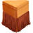 Keyia Velvet Ottoman / Stool-840412617