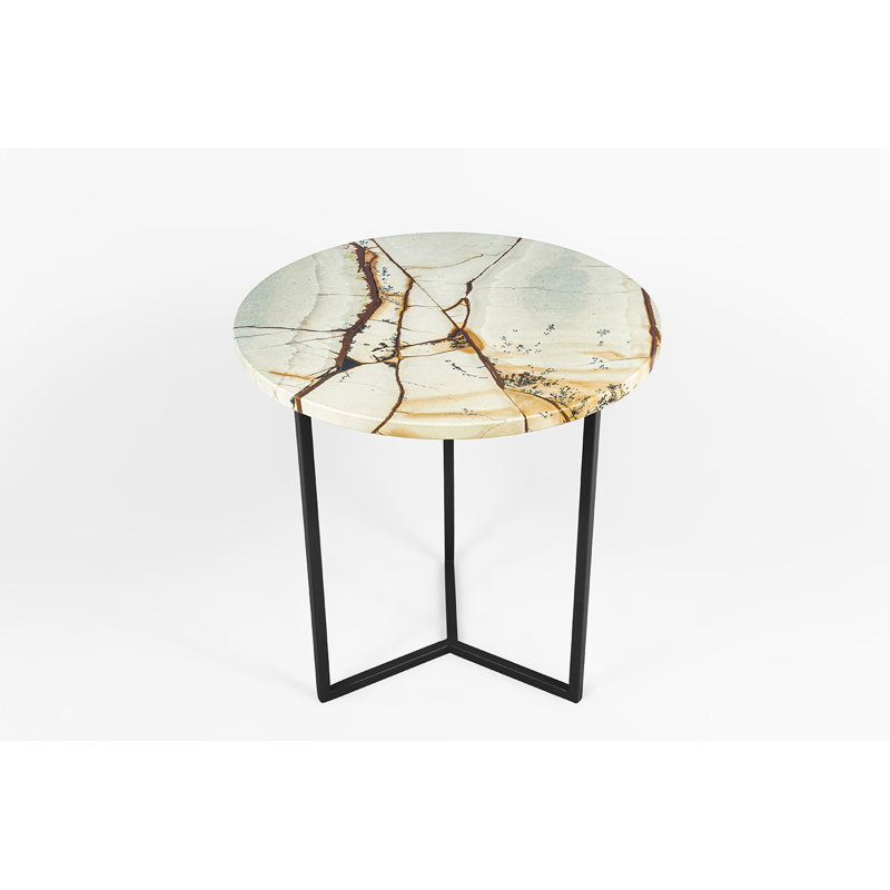 Aicia Frame End Table, Black