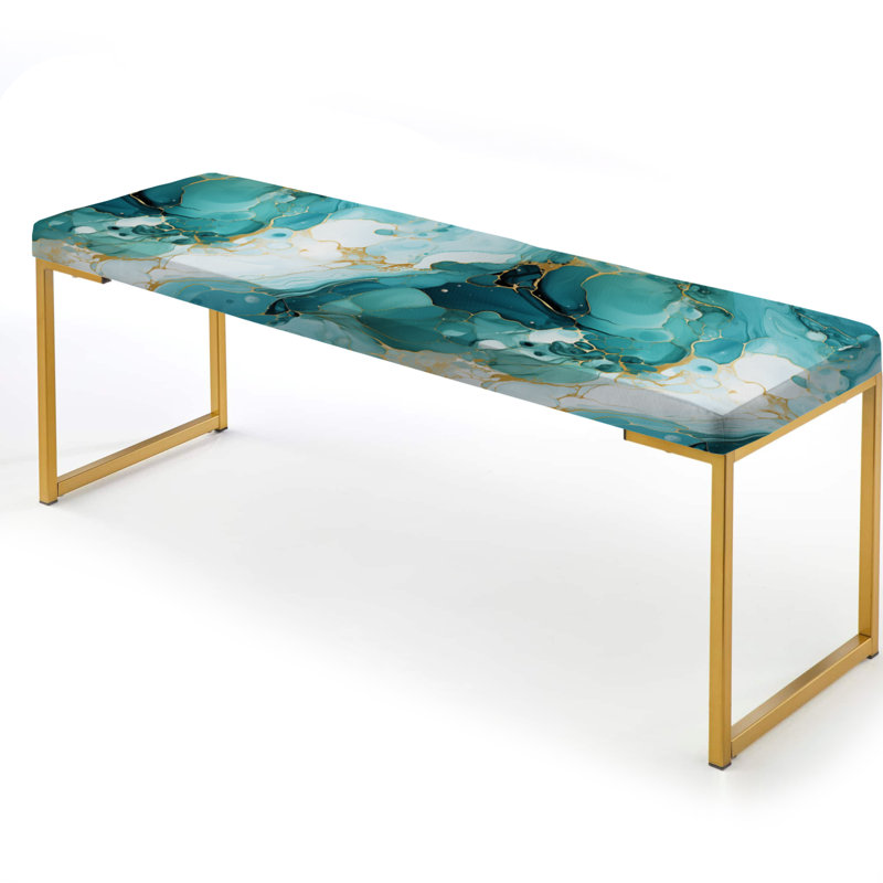 Banc en marbre Emerald Oceanic Allure