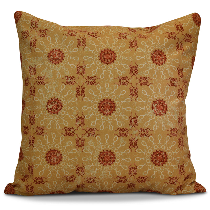 Housse de coussin d'extérieur carré HH Revival, 20 po x 20 po, Or