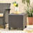 Accent Table - Dark Brown Side Table, Cube Form, 18.14"X18.14"X18.14", No Assembly Required For Instant Setup Versatile Pe Cube, 18.14" W X D H, Simplicity-620732071