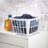 Sterilite Square Laundry Basket 1.25 Bushel Plastic Hamper with Handles, 24 Pack