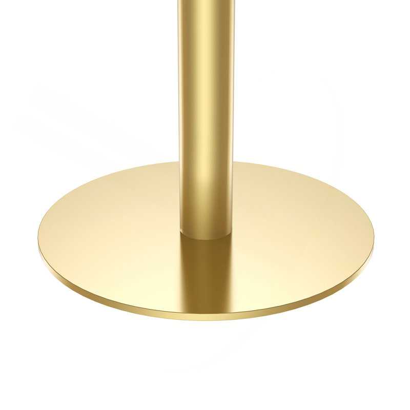 Square Modern Dinning Table 31.5 Inches Bistro Table Tulip Table With Faux Marble Top,Easy Assemble,Sturdy Metal Frame Diameter