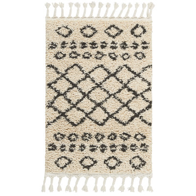 Tapis crème Karyl Tribal