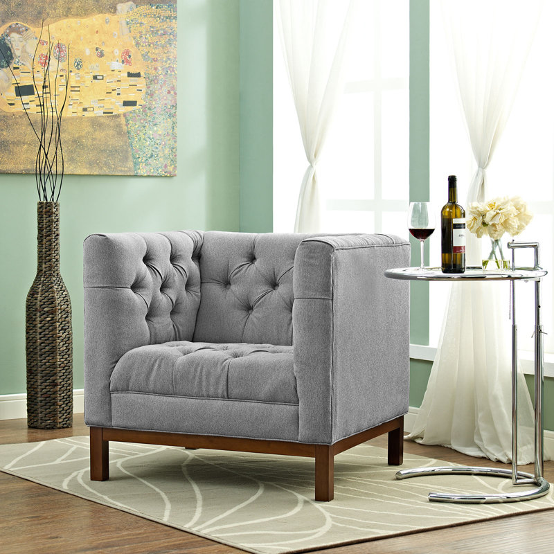 Fauteuil Modway Panache, Gris espoir