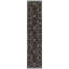 Wool Oriental Area Rug in Wine/Black/Yellow/Green