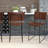 Andoche Faux Leather Iron Frame Upholstered Stool-66324908-118658269