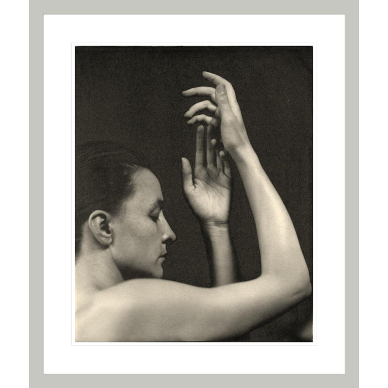 «Georgia O'Keeffe» par Alfred Stieglitz, impression giclée sur cadre, 27.66" H x 23.5" W