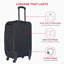 (20 + 24) Ensemble de valise deux pièces Valise à roulettes sans verrou universel