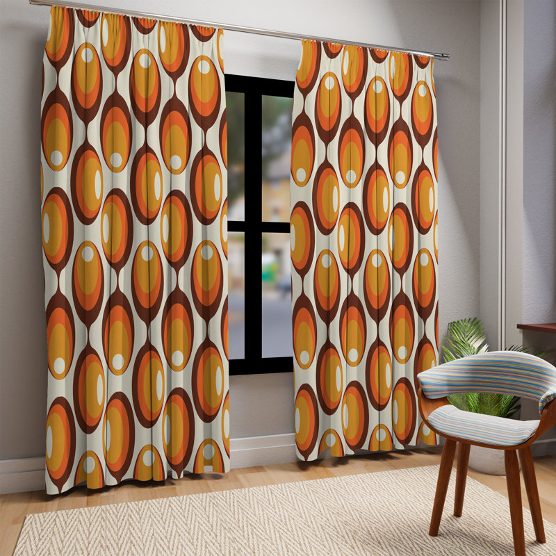 Rideau transparent en polyester Sleipnir