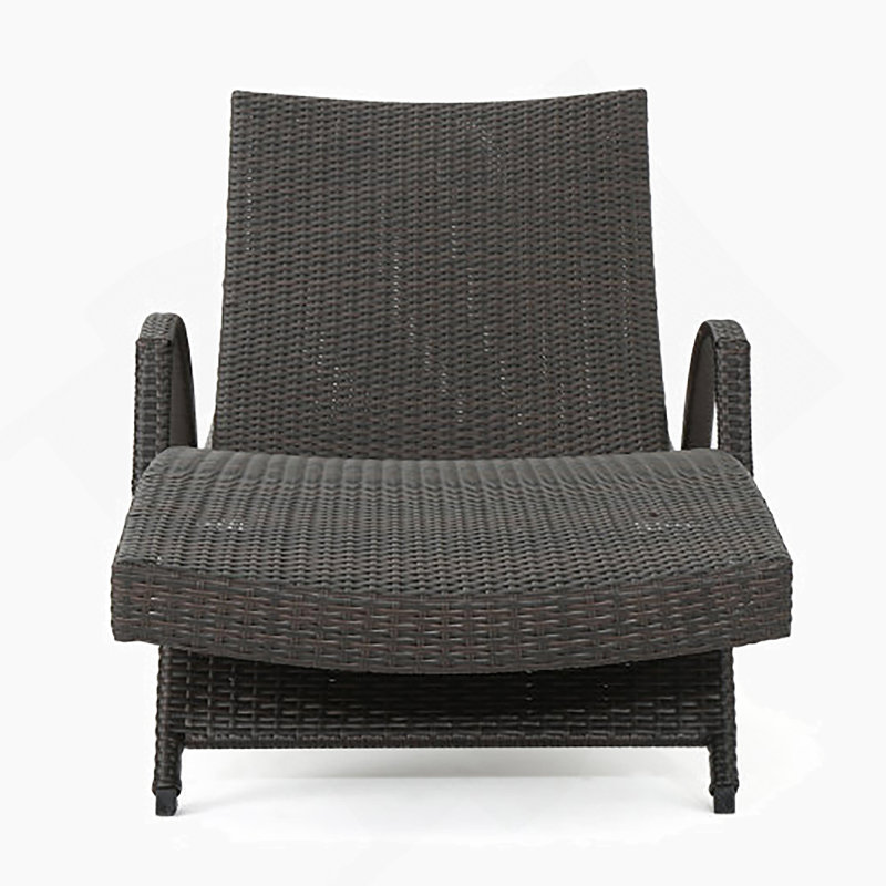 Chaise Lounge With Arm For Patio, 1
