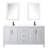Daria 72'' Double Bathroom Vanity with Carrara Marble Top-40066247-80205458-118618569