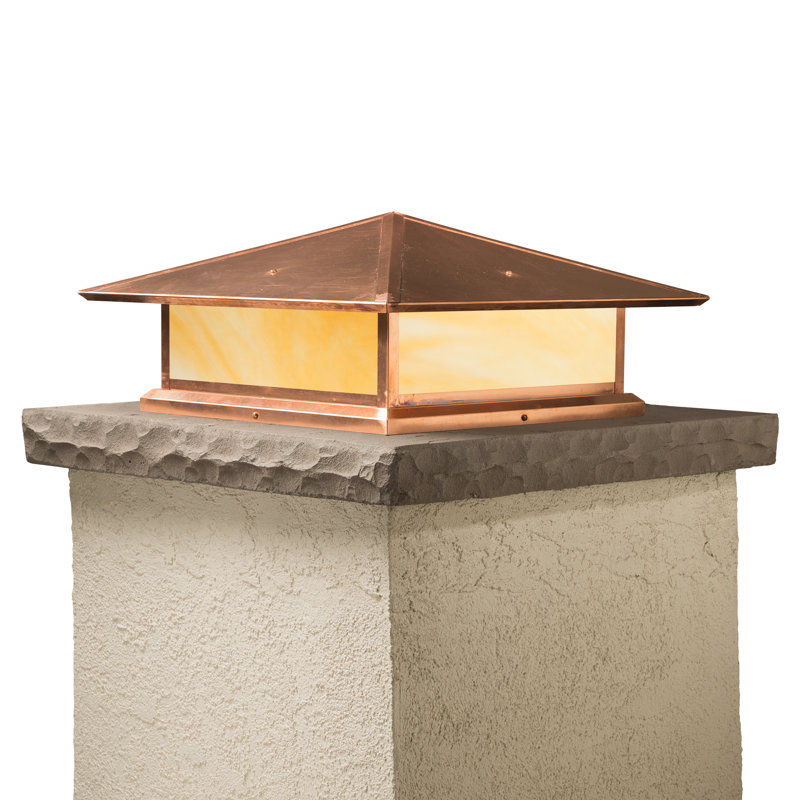 Luminaire suspendu à 1 lumière Abston, Miel, Noir texturé, H 8 po x l 14,5 po x P 14,5 po
