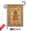 Drapeau de jardin vertical décoratif à double face 13 po x 18,5 po welcome