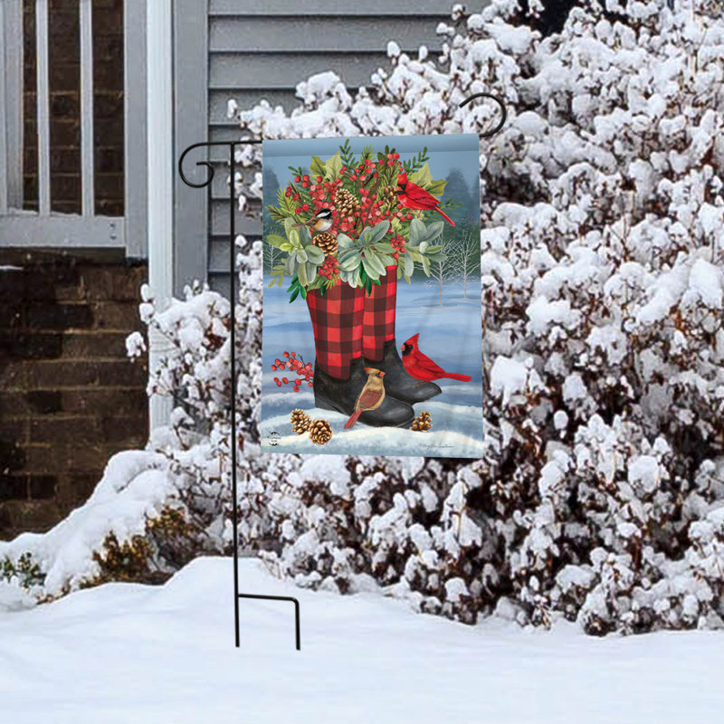 Winter Boots Garden Flag
