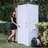 76' Toomax Lockable Outdoor Garden Plastic Vertical Storage Shed Cabinet