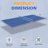 Mid-Size Ping Pong Conversion Top Foldable & Portable Table Tennis Table Top for Indoor Games