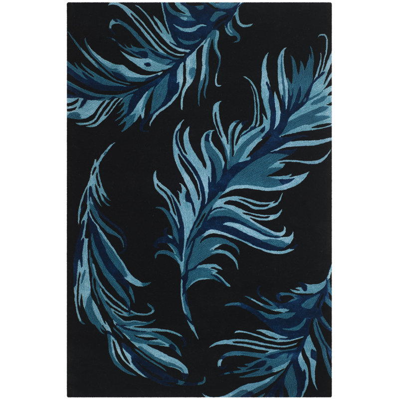 Tapis en laine touffeté à la main Abbie-Mai Alr-Allure, Rectangle 5 pi x 8 pi