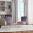 Accent Chair, Beige Floral Pattern Upholstered Decor - Beige Floral Pattern II-2091520739