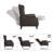 Dalaysa Faux Leather Recliner