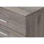3 classeurs, mobile, rangement, taupe, bureau