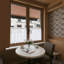 Rideau de cuisine en mélange de lin l 26 po Klyde-1657815034-1657815029