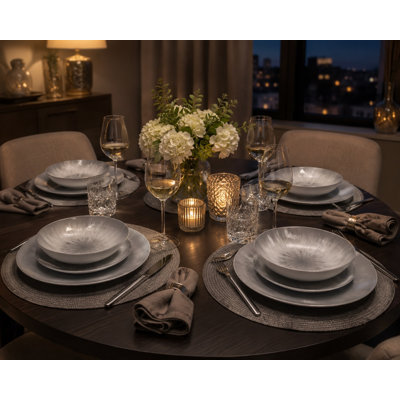 Porcelain Dinnerware - Service for 4