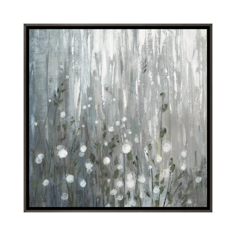 «August Branches» par Silvia Vassileva - impression, H 37 po x l 37 po x P 1,5 po, Dark Rustic Wood Framed, Aucun mat