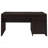 Halston Cappuccino 3-Drawer Office Computer Desk With Ample Storage And Ergonomic Keyboard Tray, For Modern Workspaces.-2042219783