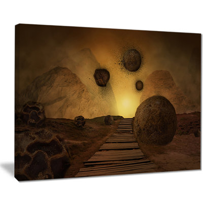 « pierres from space », impression sur toile
