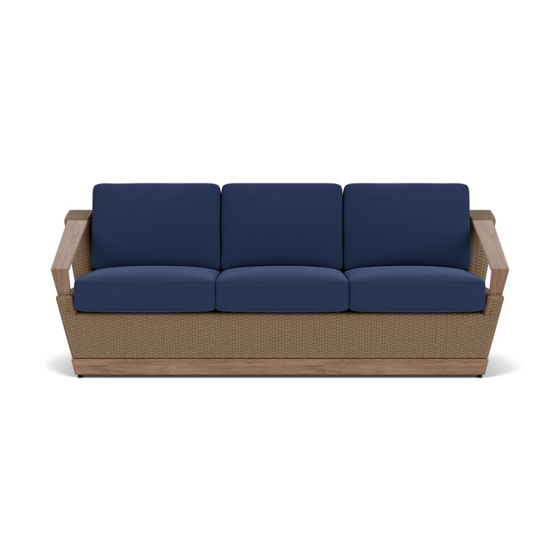 Charisma Outdoor 3 - Seat Patio Sofa, Beach Navy