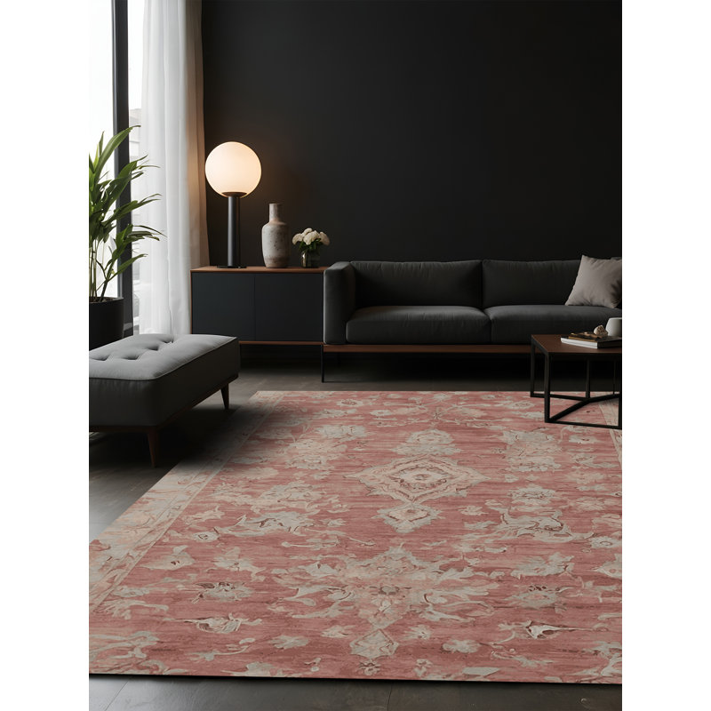 Tapis brun soyeux et moelleux, Rectangle 8 pi x 12 pi