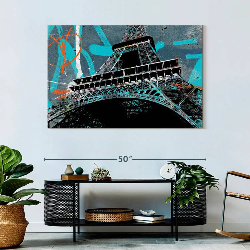 Ravi Eiffel Tower II, 32" H x 48" W
