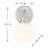 Maverick 1-Light Wall Sconce in Brushed Nickel-121637174