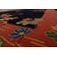 Tapis multicolore touffeté à la main à motif floral chinois de style oriental art déco-1504520262