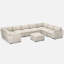 Canapé modulaire surdimensionné en U de 169,3 po Knaack-109424965