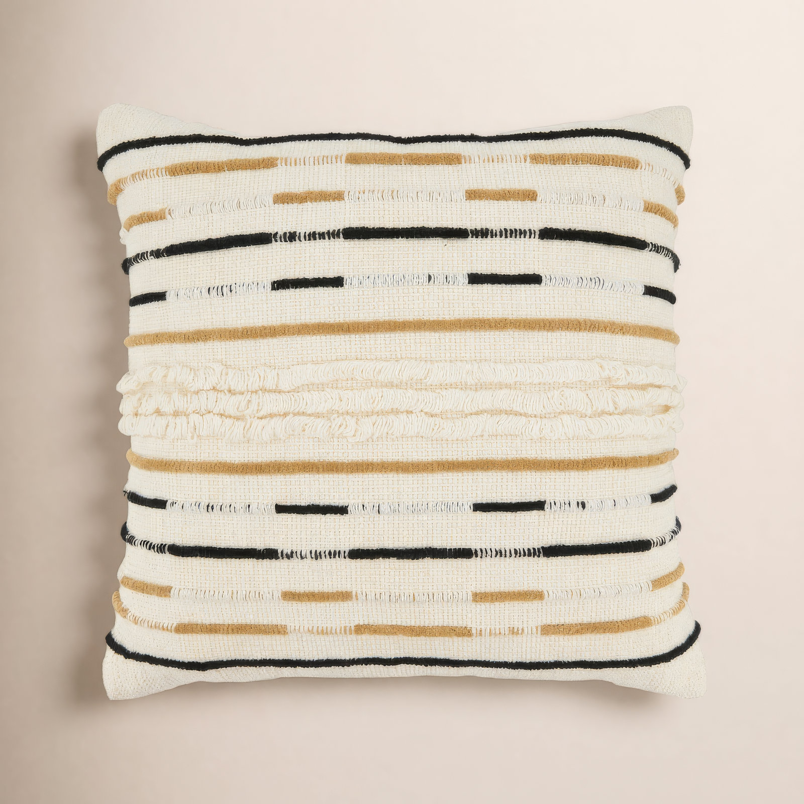 Vera Collection Cotton Throw Pillow, Down Blend