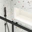 Porte de douche coulissante l 56 "-60" x H 72 "