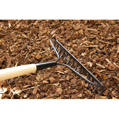 Rake Chips by Beardean - Wrapped Canvas Print